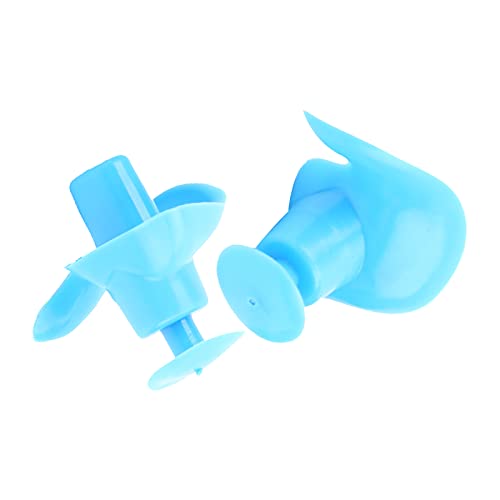 Tampões de ouvido de natação, 5 tipos de cor silicone à prova d'água plugues de ouvido de poeira em