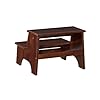 Powell Linon Tyler Wood Bed Step Stool in Espresso #4