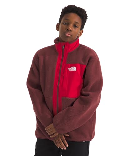 Image of THE NORTH FACE Boys' Yumiori Full Zip Jacket | Lightweight Fleece Coat, Embroidered Logo & Zip Chest Pocket
