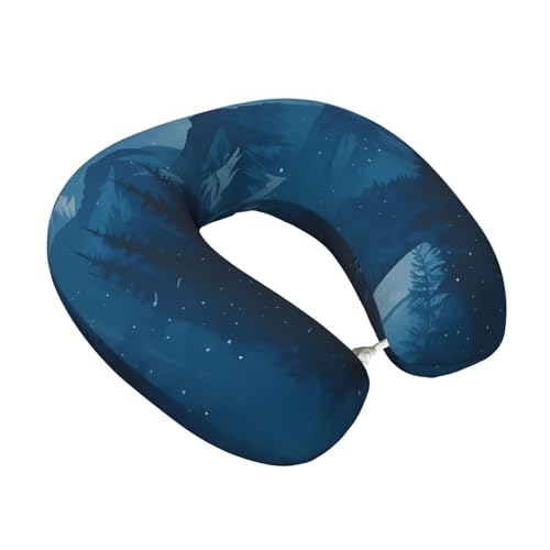 Almohada poliéster 30 cm x 25 cm cuello ergonómico miniatura 2