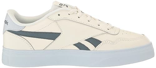 Reebok Women's Court Advance Bold Sneakers, Chalk/Feel Good Blue/Hoops Blue, 11