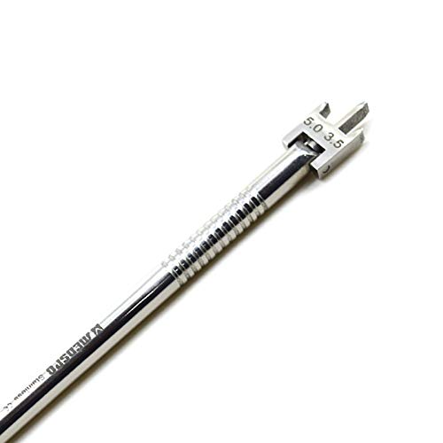 Medspo Professional Dental Orthodontic Gauge | Bracket Height Moveable Adjustable Locator Positioning | Measuring Spring Caliper | Dentist Lab Measuring Instruments Tools (Bracket Moveable Gauge) #TOP4