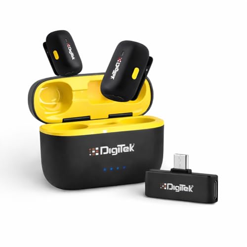 Digitek DWM 103 Mini 2-in-1 Wireless Microphone, 2.4G Wireless Mi...