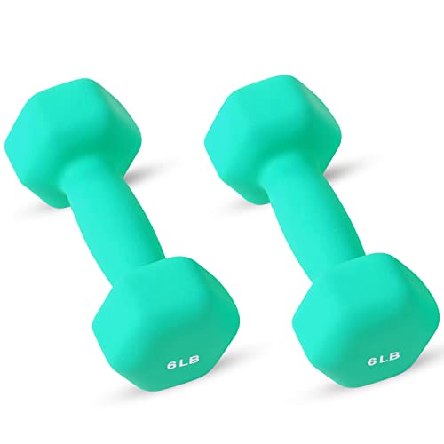Jfit Neoprene Dumbbell Pairs, 6 Lb #TOP8