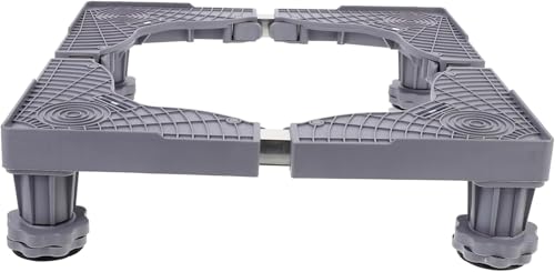 Base para electrodomésticos pequeños, soporte gris para lavadora, soporte para refrigerador, soporte móvil para lavadora, pedestal y base de secadora, durabilidad