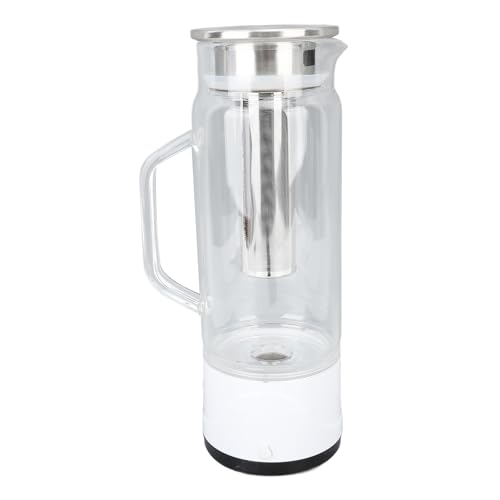Machine à eau hydrogène premium en verre transparent haut borosilicate 1L