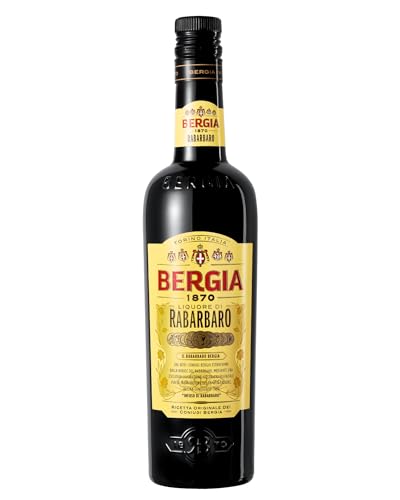 Rabarbaro Bergia 70cl – Liquore di rabarbaro dal gusto piacevolmente amaro. 16% vol.