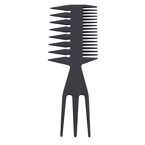 Ellepigy 3-Way Hair Highlighting Sectioning Peigne Weaving Sectioning Foiling Comb Styling Hair Dyeing Peignes Pour La Coloration Des Cheveux, La Mise En Évidence, Le Microbillage