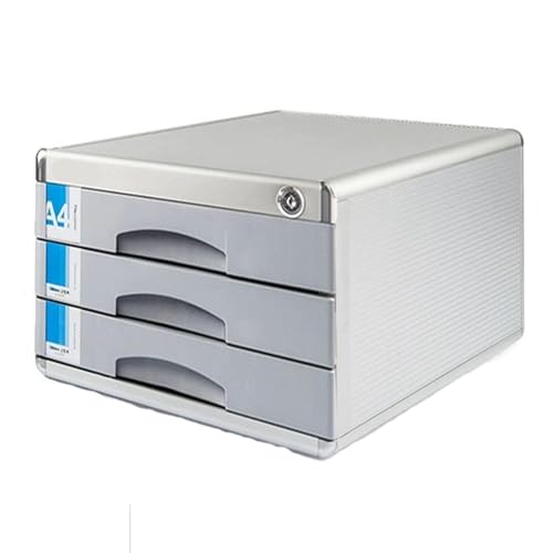 Cassettiera in metallo con serratura, armadietto per archiviazione, organizer da ufficio in lega di alluminio, scatola laterale durevole per un uso efficiente in ufficio