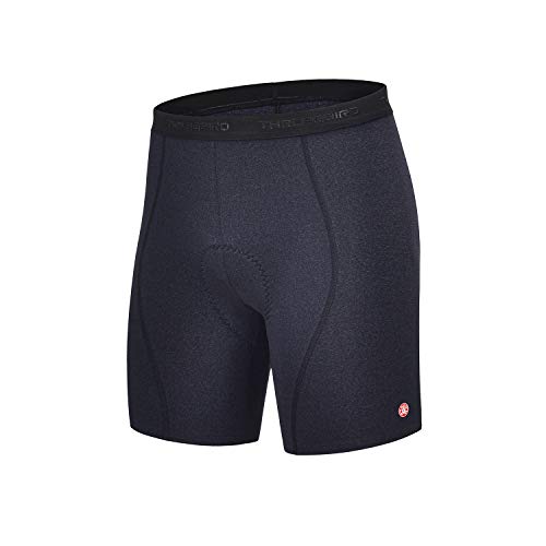 THRLEGBIRD Men's Cycling Bike Shorts Padded Underwear, Mountain Bicycle Shorts for Biker High Waist Ergonomic Design, More Comfortable Biking Black THRLEGBIRD Men's Cycling Bike Shorts Padded Underwear, Mountain Bicycle Shorts for Biker High Waist Ergonomic Design, More Comfortable Biking Black