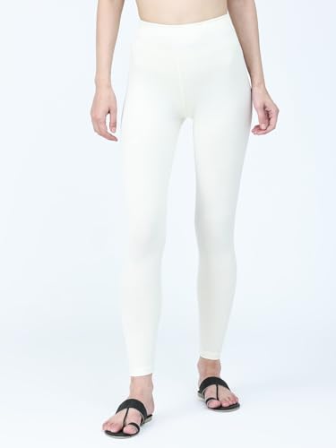 Image of Robinbosky Premium Stretchable Cotton Ankle Legging for Women | Suitable for Formal wear & Casual wear | High-End Elastic Makes The Leggings Squat Proof and Durable for Travel, Yoga, & Workout.