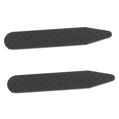 VALICLUD Collar Stays for Men's Suit 2pcs Shirt Collar Extender for Dress Shirts Easy Install Remove Fashion Accessory