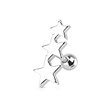 helix ring silber perle Kleines Geschenk für Nikolaus, Weihnachten, Valentinstag, Ostern, Muttertag, Frauentag, Vatertag, Geburtstag oder zur Befüllung des Adventskalenders