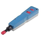 Fácil de usar: la herramienta Punch Abajo inserta y corta las terminaciones en una operación simple para los cables CAT5 / 6, CAT5E / 6E. Instale los cables en un zócalo telefónico, CAT5E Placa Font Placa o panel de conexión