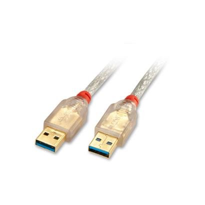 LINDY 31870 - Cavo USB 3.0 Premium trasparente, 0,5 m