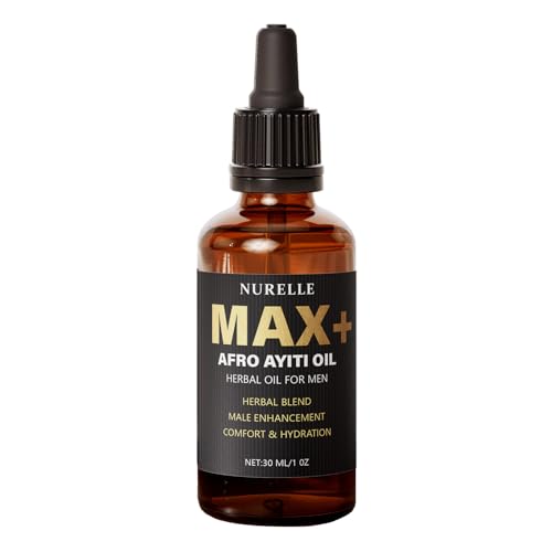 Nurelle Trineh Max+ Afro Ayiti Oil Natural Herbal Massage Oil Quickly Absorbed Non-Greasy moisturizing (1pc)