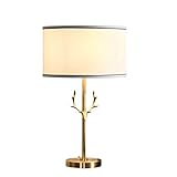 √ Taille: Cette taille lampe de table 35x59cm, en utilisant l'ombre de lin translucide et base de peinture à haute température, vous fournira une grande maison ou décoration bureau, vous créez une ambiance chaleureuse et sentir à l'aise.