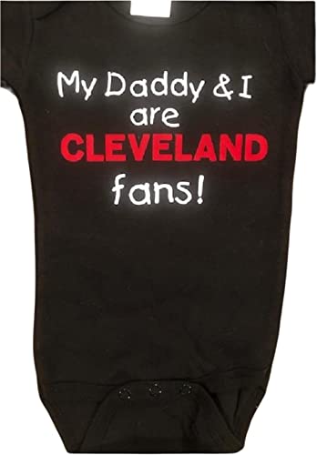 Cleveland baby sports fan onesie ® basketball baseball football bodysuit infant one piece shower gift
