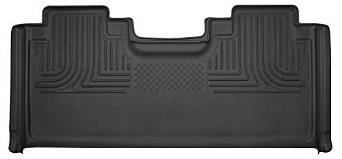 Husky Liners X-Act Contour Series | 2Nd Seat Floor Liner (Full Coverage) - Black | 53451 | Fits 2015-2022 Ford F-150, 2017-2021 Ford F-250/F-350, 2017 Ford F-450 Super Duty 1 Pcs #TOP5