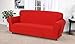 Madison Jersey Sofa Slipcover, Red