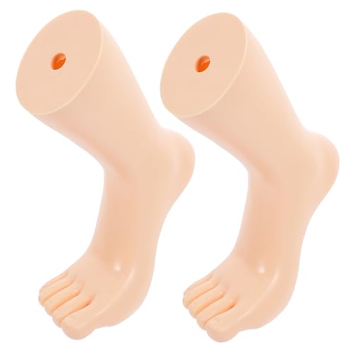 VILLFUL Plastic Socks Model Foot Display Holder 1 Pair Toe Socks Display for Retail Store Foot Model