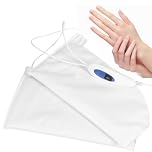 Electric Heated Mittens Gloves, Over Sized Nail Art Manicure Warmer Mittens Beauty Spa Mitts Thermal Moisturizing Hand Warmers for Paraffin Hand Wax Treatment with Adjustble Temperature for Women