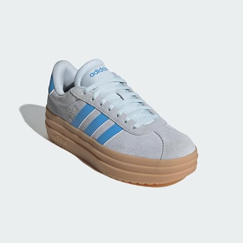 Image of adidas Womens Vl Court Bold Sneakers Shoes Casual - Pink