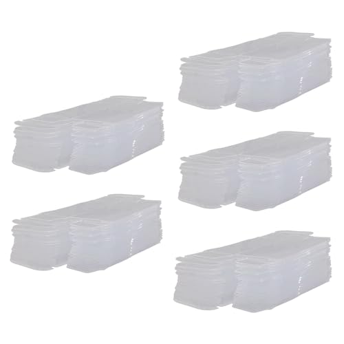 50 Pieces Acrylic Model Car Display Case, Clear PVC Boxes Model Car Exhibition Box Accessories for Toy Car Storage Home, M