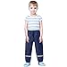 Kids Boys Girls Rain Pants Child Windproof Water-Proof Rain Cargo Trouser Spring Clothes for Outdoor (Navy, 3-4 Years)