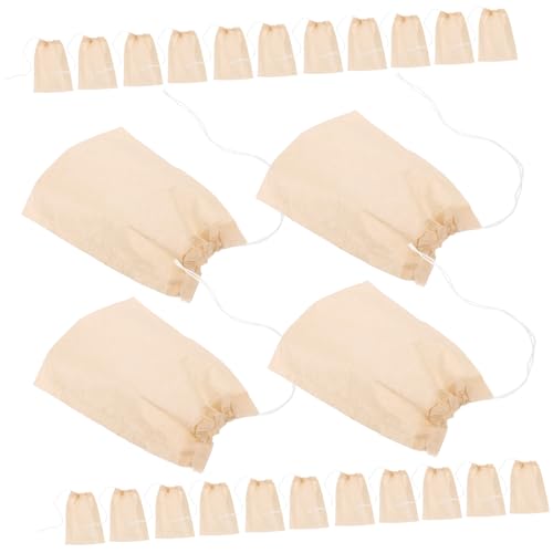 ULTECHNOVO 300 piezas Bolsas de Filtro de Desechables de Filtros de con Cordón para Infusiones de Especias y de Café y