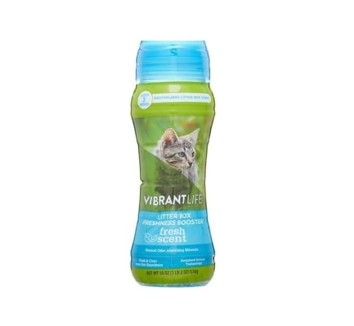 Amazon.com: Vibran't Life Litter Box Freshness Booster, Fresh Scent, 18 oz,  1 Pack : Pet Supplies