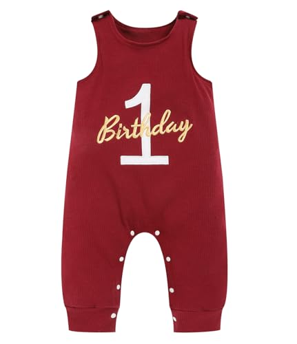 Viworld Baby Boy 1st Birthday Romper Outfit