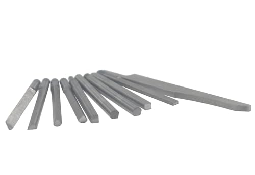 10 Piezas Cuchillas de Grabado en Acero Tungsteno miniatura 4