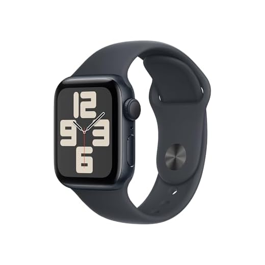 Apple Watch SE GPS • Caixa meia-noite de alumínio – 40 mm • Pulseira esportiva meia-noite – P/M
