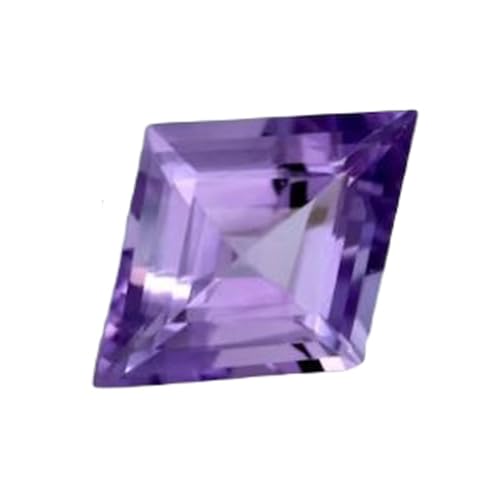 Pierre améthyste naturelle à facettes de qualité supérieure pour bague