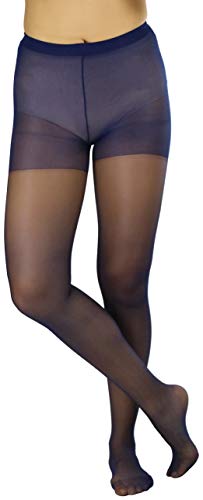 Image of ToBeInStyle Women's Control Top Sheer Footed Pantyhose Hosiery Tights Stockings