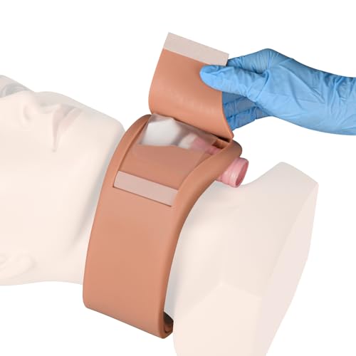 Image of Wearable Cricothyrotomy Task Trainer, Cricothyrotomy Simulator | Tracheostomy Trainer, Surgical Airway Trainer