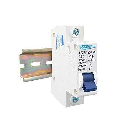 Interruptor magnetotérmico DC MCB 1P 40A 125V para cuadro eléctrico 5
