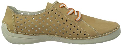 Rieker 52505, Scarpe da Ginnastica Donna, Beige
