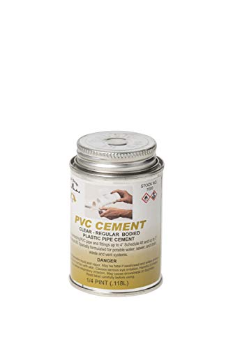 Pegamento para tuberías PVC Black Swan 4oz líquido miniatura 1