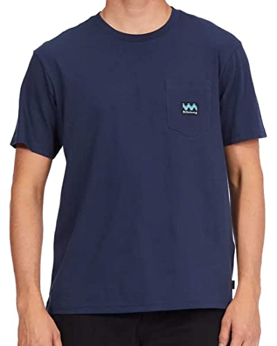 T-shirt homme Billabong Labels Pocket Denim vêtement été manches courtes