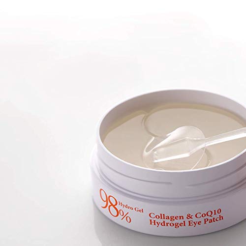 [PETITFEE] Collagen & Co Q10 Hydrogel Eye Patch 60 pcs(30 pairs) / wrinkles,moisture/Korean Cosmetics