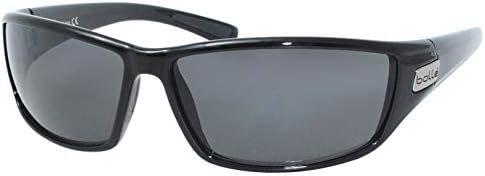 bollé - Python, Black Sinhy, TNS Polarized Lens, Category 3 Lens, Medium Sunglasses, Sunglasses for Men, Sunglasses for Women, Sport Sunglasses