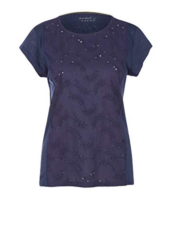 S.Oliver T-Shirt, 5835 Blu Scuro Acciaio, 42 Donna...