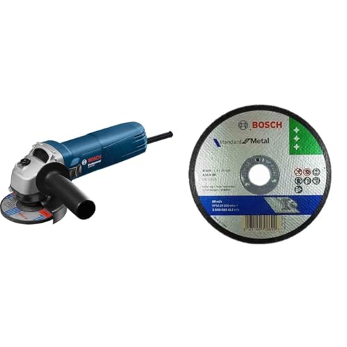 BOSCH Professional GWS 600 Angle Grinder - 670W, 100mm, M10, Multipurpose, 1 Year Warranty (Blue)