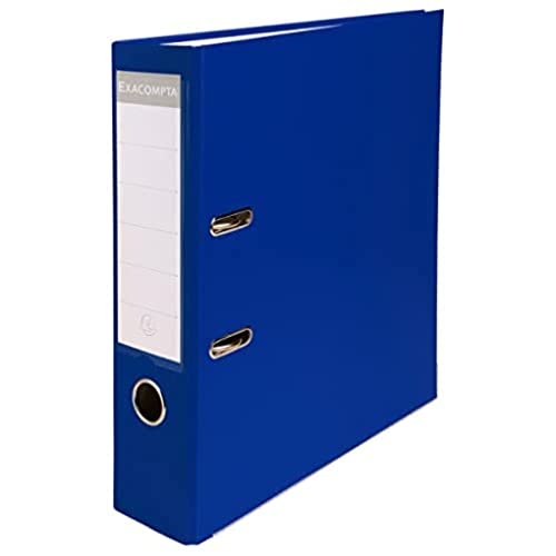 Classeurs à levier Exacompta bleu 32x29 cm pack de 20 pour un classement administratif net