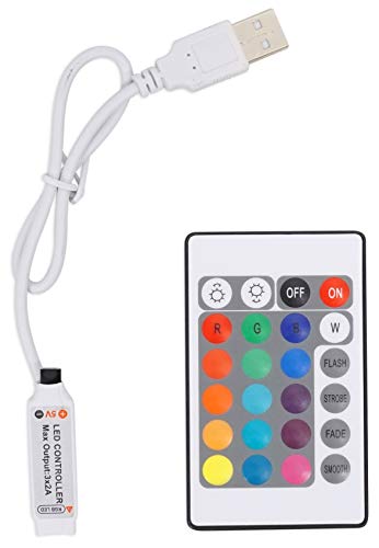 Tira de luces LED RGB USB para TV NYC Acoustics miniatura 2