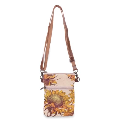 Image of COTT N CURLS Sunflower - Wristlet Wallets for Women, Crossbody Sling Bags, Large Tote Bags, Book Bag, Cell Phone Purse