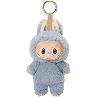 LUOBO Plush Keychain - Soft & Cute Collectible Keyring for Bags, Keys & Backpacks - Collection Plush Hanging Pendant Keyring Card Gift (Blue)