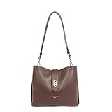 chile 62 jacket 26 x 22 x 11 cm LANCASTER  Top Double - Borsa a secchiello in pelle di vacchetta grana marrone - In - oro pallido
